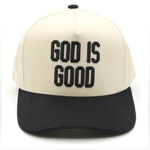 GOD IS GOOD Black & Cream